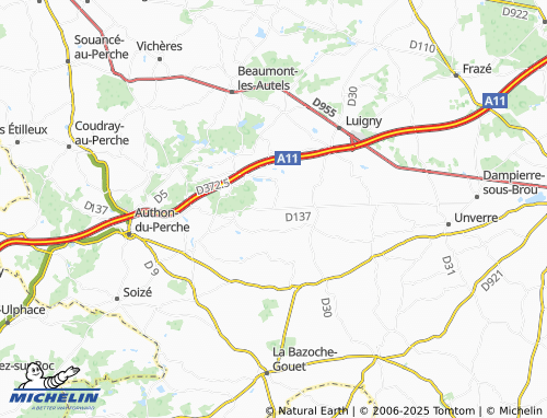 Carte MICHELIN Le Chaillou - ViaMichelin