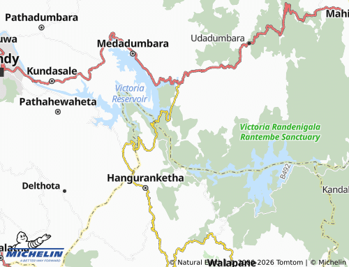 Mappa MICHELIN Thennalanda - ViaMichelin