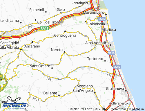 Carte MICHELIN Frattari - ViaMichelin