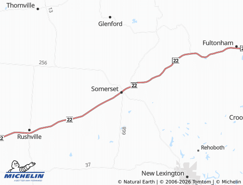 Mapa MICHELIN Somerset - ViaMichelin