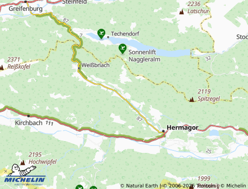 MICHELIN Jadersdorf map - ViaMichelin