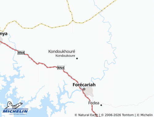 MICHELIN Kondoukoure map - ViaMichelin