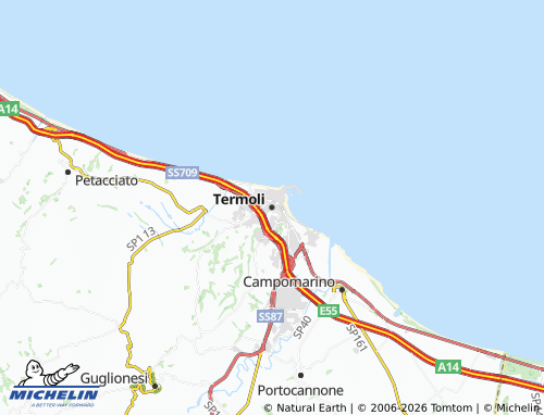 Mapa MICHELIN Termoli - ViaMichelin