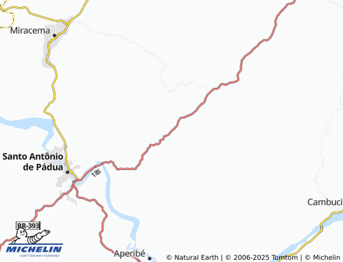 MICHELIN Ibitiguaçu map - ViaMichelin