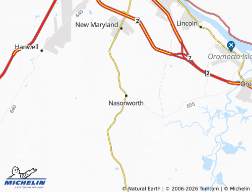 MICHELIN-Landkarte Nasonworth - ViaMichelin