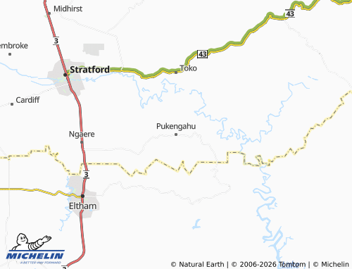 Mapa MICHELIN Pukengahu - ViaMichelin