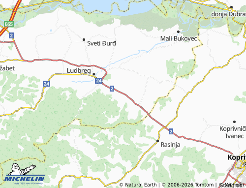Mapa MICHELIN Čukovec - ViaMichelin