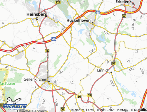 MICHELIN Flahstraß map - ViaMichelin