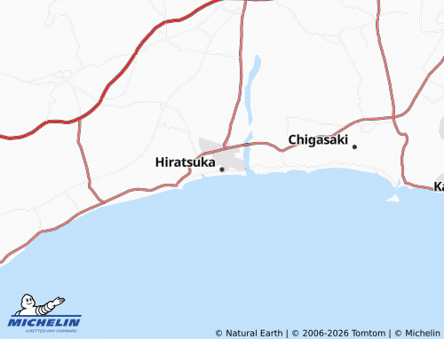 Mappa MICHELIN Hiratsuka - ViaMichelin