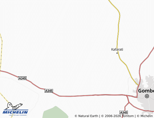 MICHELIN Wurimango map - ViaMichelin