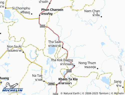 MICHELIN Tha Sa-at map - ViaMichelin