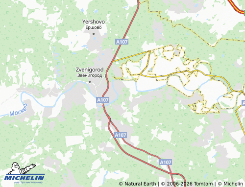 Carte MICHELIN Porech'ye - ViaMichelin