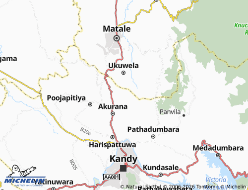 MICHELIN Rathukoho map - ViaMichelin