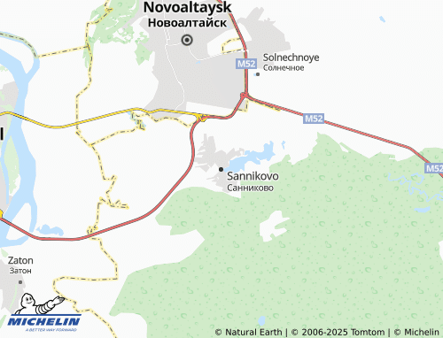 MICHELIN Sannikovo map - ViaMichelin