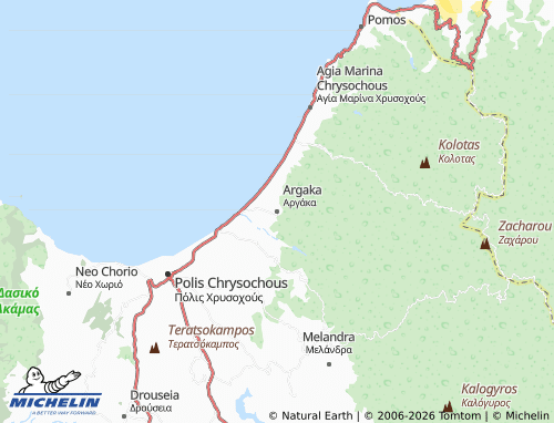 Mapa MICHELIN Argaka - ViaMichelin
