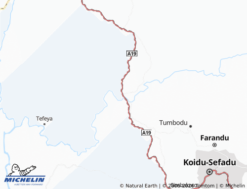 Kaart MICHELIN Yomadu - ViaMichelin