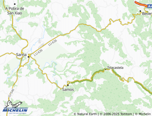 MICHELIN Zoó (Santiago) map - ViaMichelin