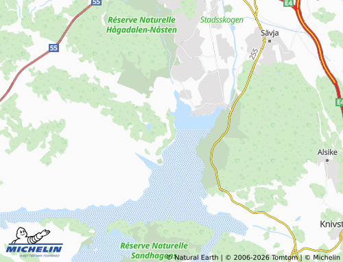 Mappa MICHELIN Ytternäs och Vreta - ViaMichelin