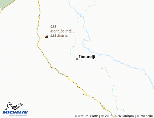 MICHELIN Iboundji map - ViaMichelin
