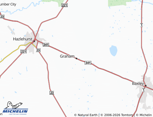 Kaart MICHELIN Graham - ViaMichelin