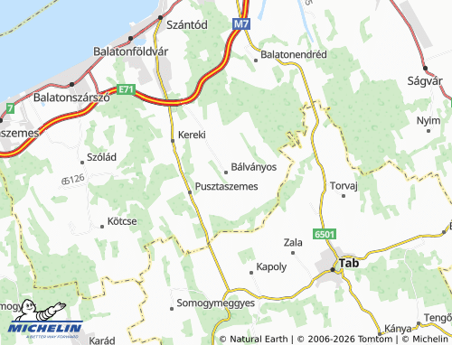 Mappa MICHELIN Bálványos - ViaMichelin