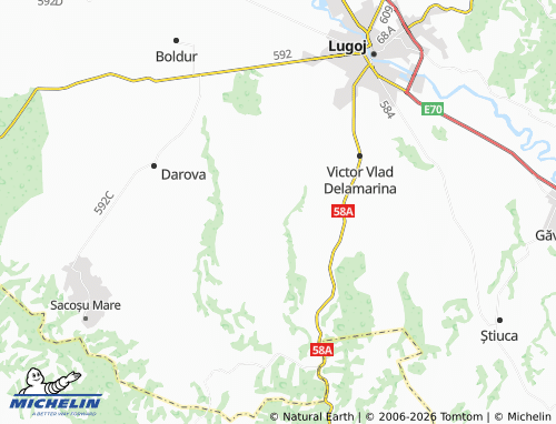 Mappa MICHELIN Petroasa Mare - ViaMichelin