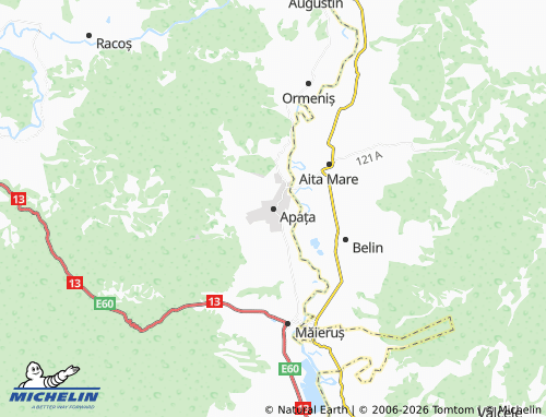 Mappa MICHELIN Apața - ViaMichelin