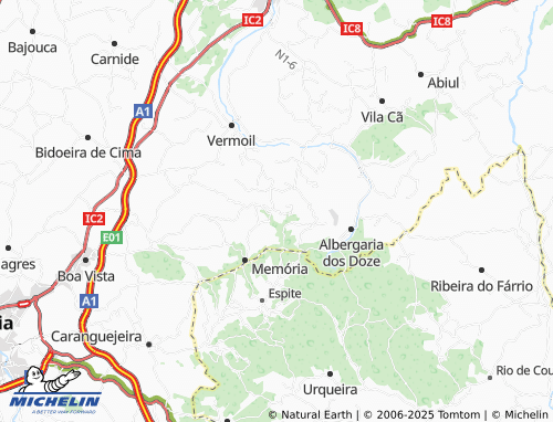MICHELIN Vale do Porto map - ViaMichelin