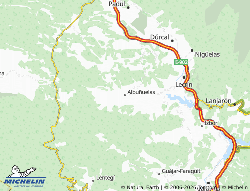 MICHELIN-Landkarte Albuñuelas - ViaMichelin