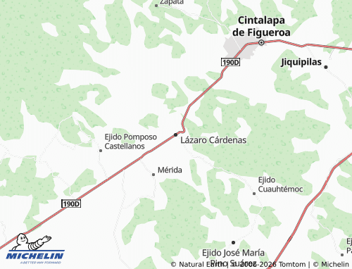 Kaart MICHELIN Lázaro Cárdenas - ViaMichelin
