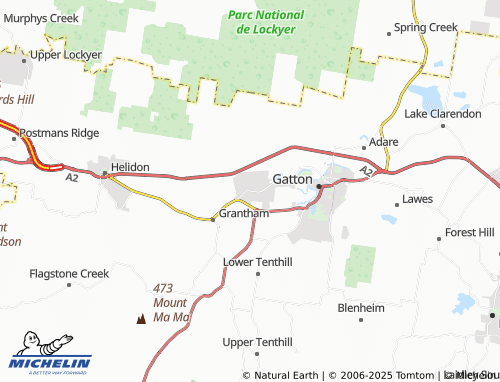 MICHELIN Placid Hills map - ViaMichelin