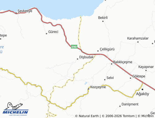 Mappa MICHELIN Dişbudak - ViaMichelin