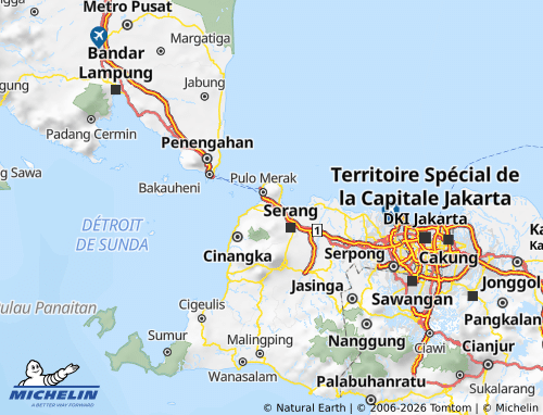 Mapa MICHELIN Cilegon - ViaMichelin