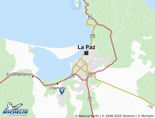 MICHELIN La Inalámbrica map - ViaMichelin