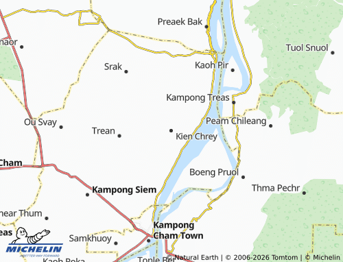 Mapa MICHELIN Kien Chrey - ViaMichelin