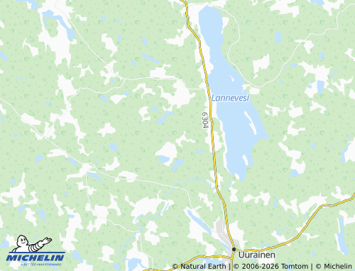 MICHELIN Palsankylä map - ViaMichelin