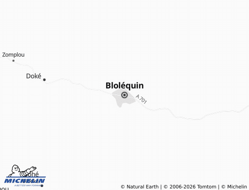 Carte MICHELIN Bloléquin - ViaMichelin