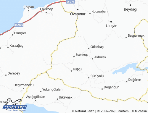 Mapa MICHELIN Esenkoç - ViaMichelin