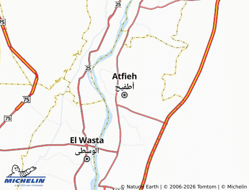 Mapa MICHELIN Atfeeh - ViaMichelin