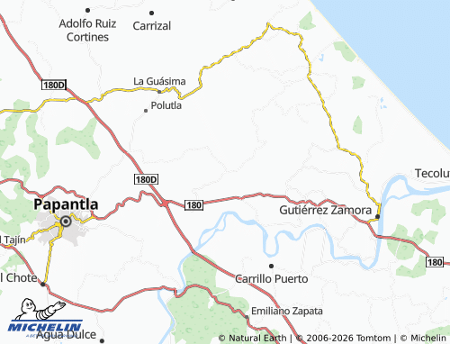 MICHELIN-Landkarte Morelos - ViaMichelin