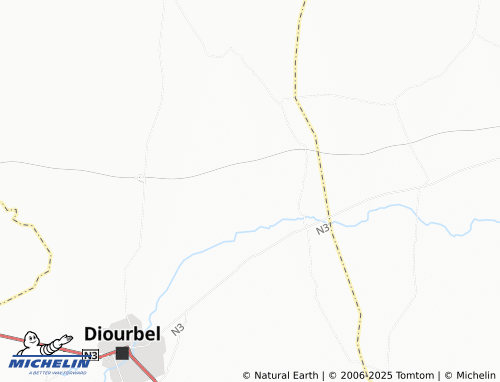 Kaart MICHELIN Ndoukoura - ViaMichelin