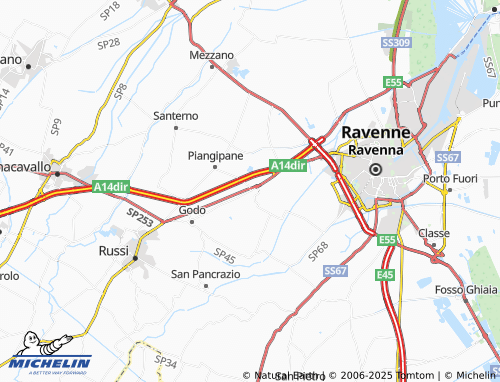 MICHELIN San Michele map - ViaMichelin
