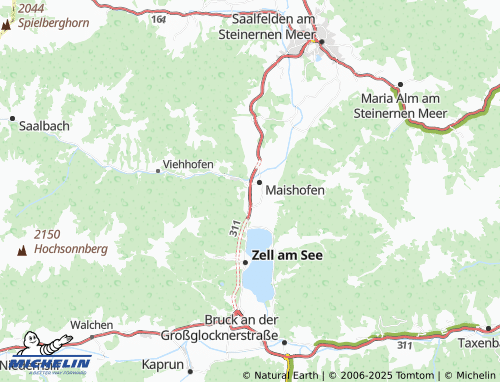 MICHELIN Atzing map - ViaMichelin