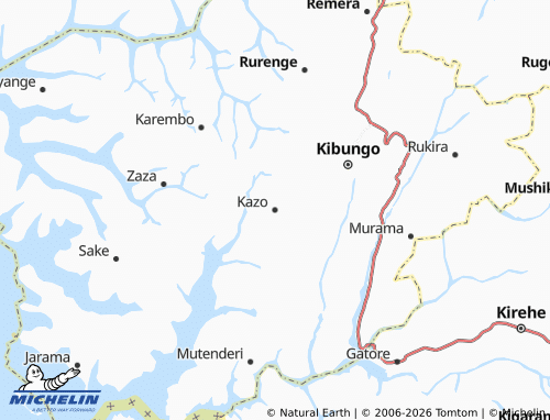 MICHELIN-Landkarte Kazo - ViaMichelin