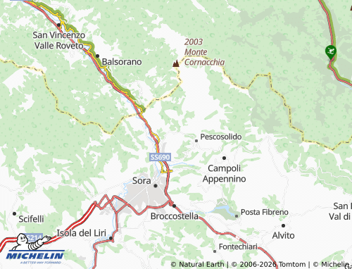 Mappa MICHELIN Forcella - ViaMichelin