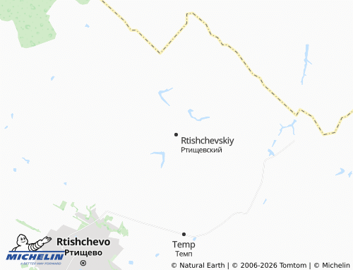 MICHELIN-Landkarte Rtishchevskiy - ViaMichelin