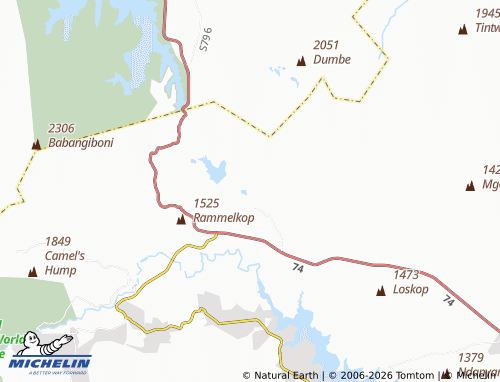 MICHELIN-Landkarte Jagersrust - ViaMichelin