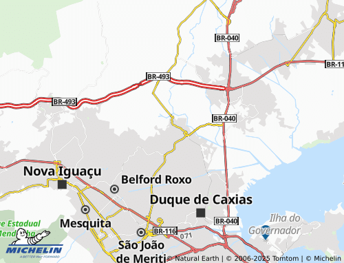 MICHELIN Parque Colonial map - ViaMichelin