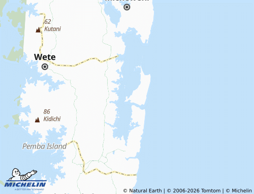 Mappa MICHELIN Kojani - ViaMichelin