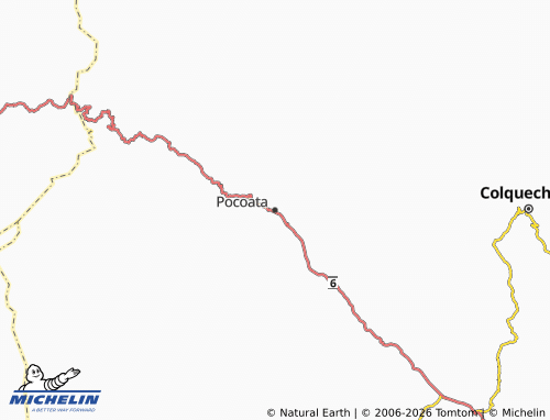 Mapa MICHELIN Pocoata - ViaMichelin